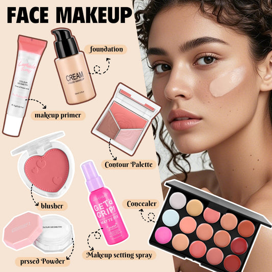 Makeup Kit for Women Full Kit Include Foundation Eyeshadow Palette Makeup Brushes Makeup Sets for Teens Girls, All In One Makeup Gift Set for Women and Beginner, Mothers Day Gifts, Graduation Gifts