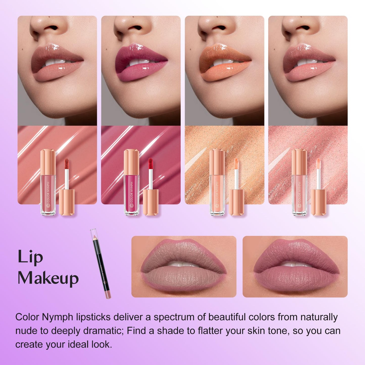 All in one Makeup Kit For Girls Teens, Makeup Set 4 Trays Spacious Space Train Case for Beginner with Eyeshadow Highlighter Lipgloss Blush Contour Concealer Brush Eyeliner Lipbalm
