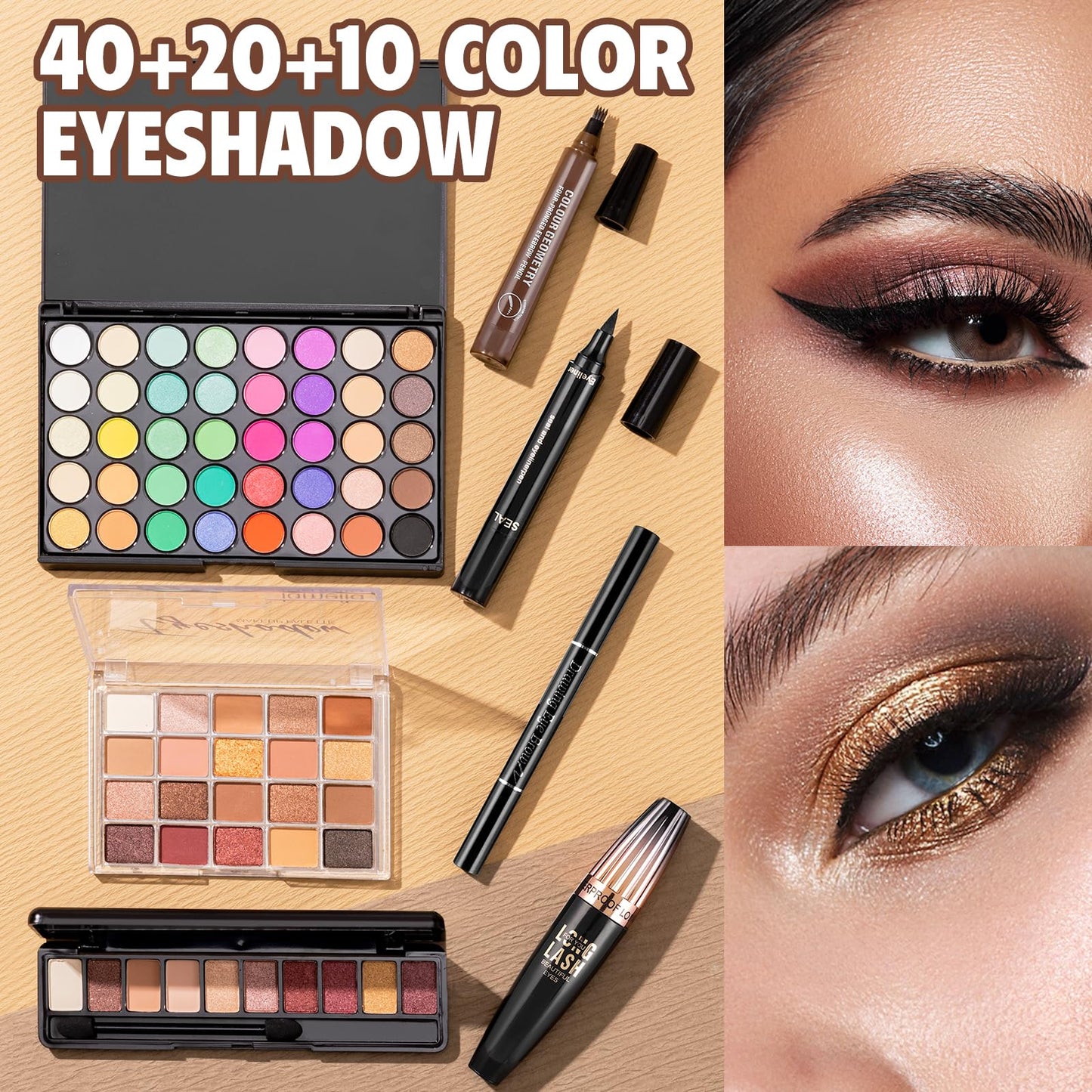Makeup Kit for Women Full Kit Include Foundation Eyeshadow Palette Makeup Brushes Makeup Sets for Teens Girls, All In One Makeup Gift Set for Women and Beginner, Mothers Day Gifts, Graduation Gifts