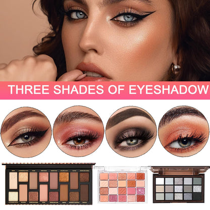All in One Makeup Kit, Makeup Kit for Women Full Kit, Travel Makeup Gift Set for Women, Teens & Girls, Includes Eyeshadow Lipstick Eyeliner Eyebrow Pencil Brush Set, Beginners and Professionals Alike