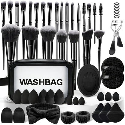 Makeup Brush Set, 62Pcs Makeup Brushes Set Professional, Multi-functional Makeup Brush Sets & Kits with Case Facial Makeup Accessories, Foundation Makeup Brush Kit Eye Make up Brushes & Tools